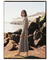 ZIG ZAG V-NECK OLIVE | BORDADO| Michonet