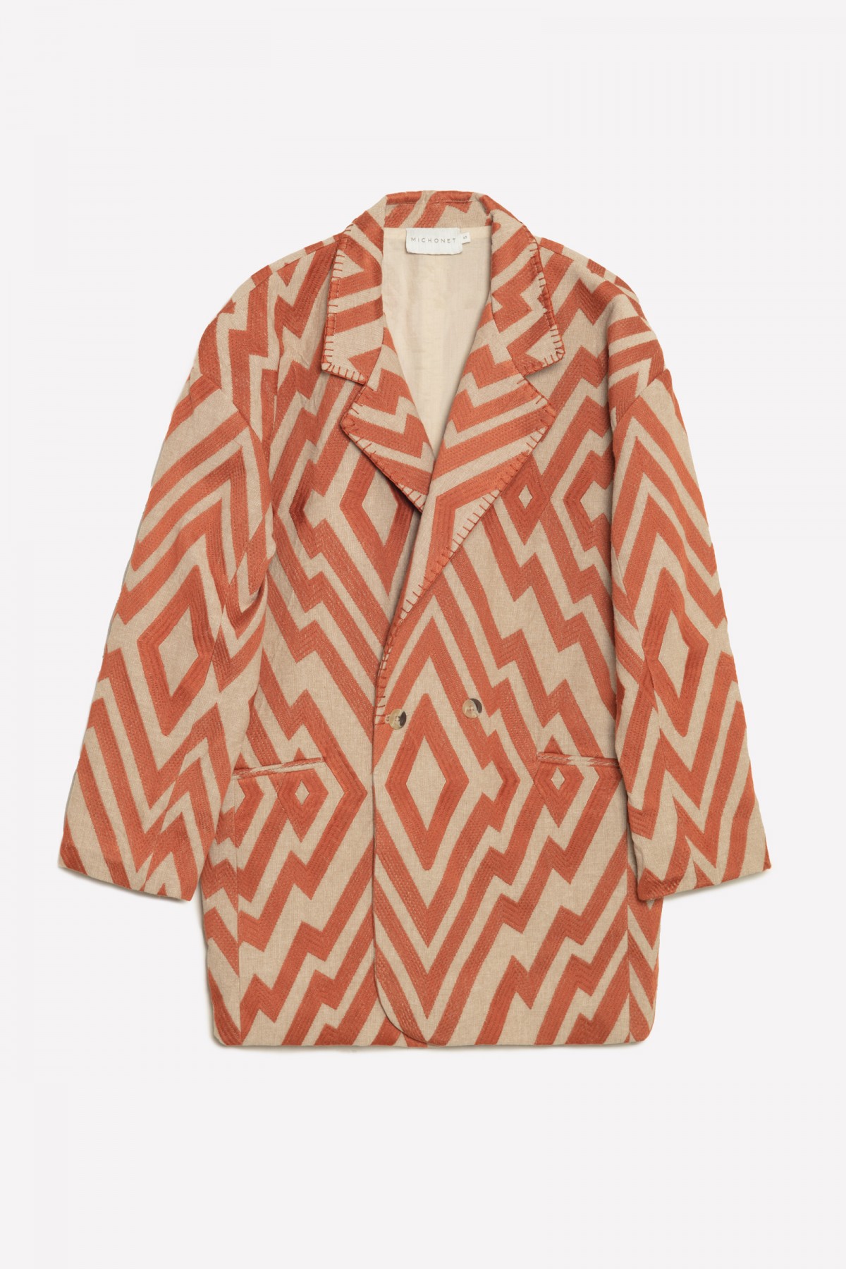 CHEVRON COAT | BORDADO| Michonet