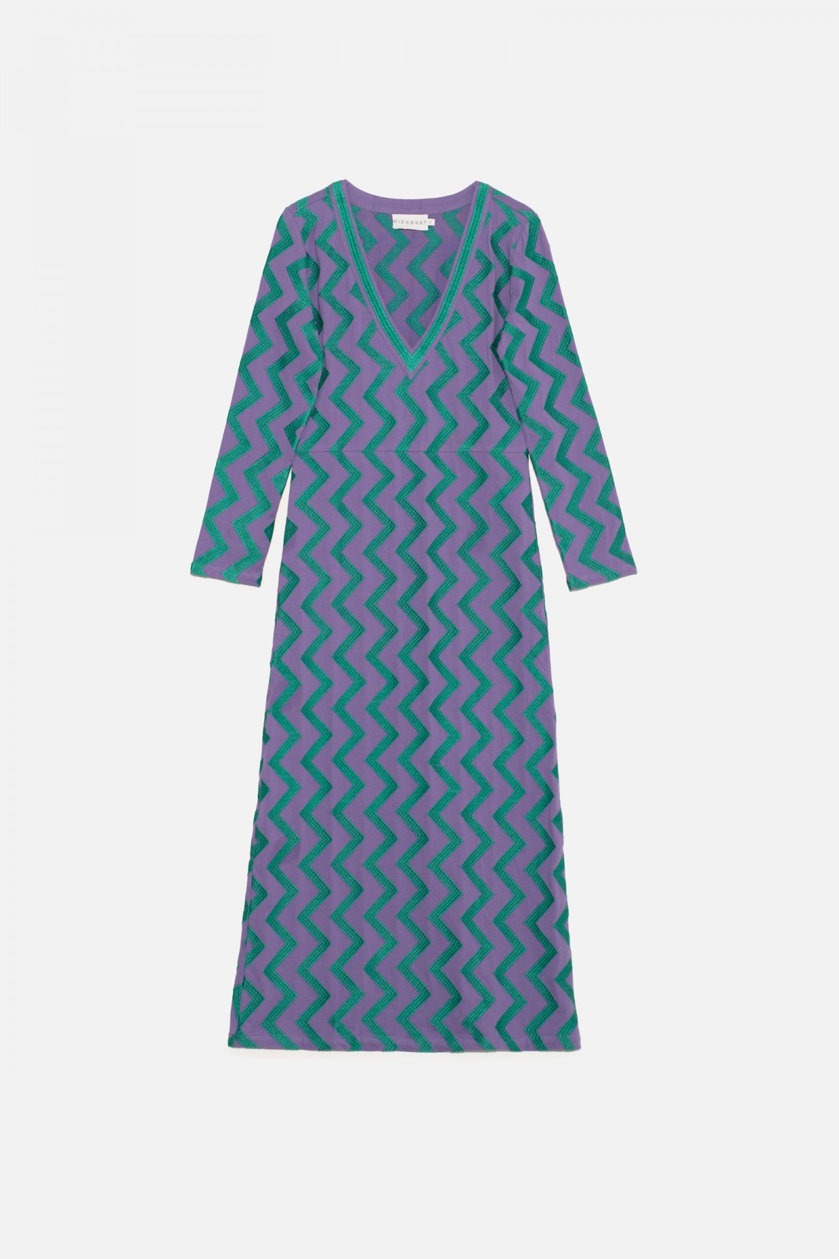 VIOLET ZIGZAG DRESS · Iconic