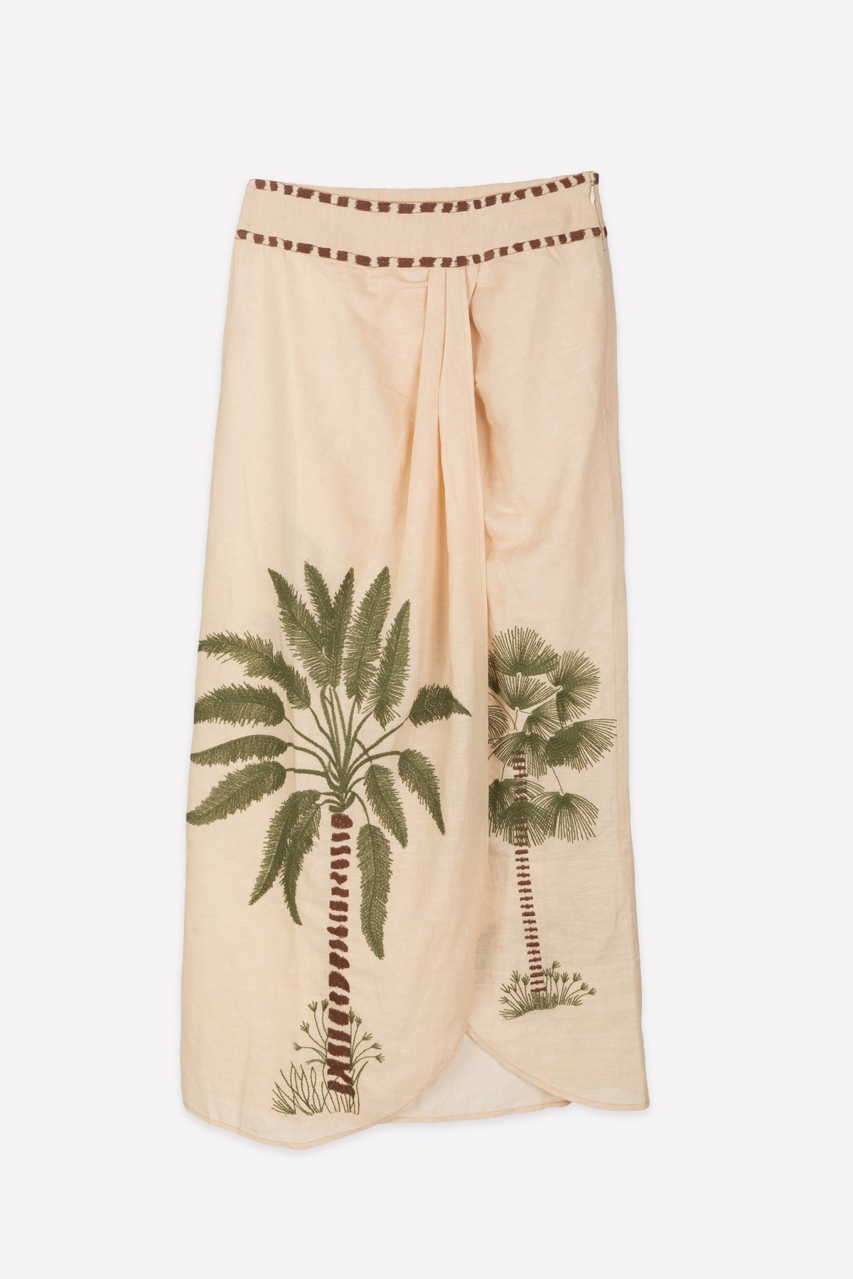 SKIRT LINEN PALM · PRE ORDER