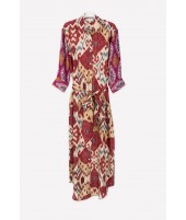 TERRACOTTA SHIRT DRESS · SILK