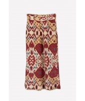 TERRACOTTA SILK TROUSERS · SILK