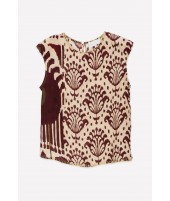 TOP IKAT FLOWER · SILK