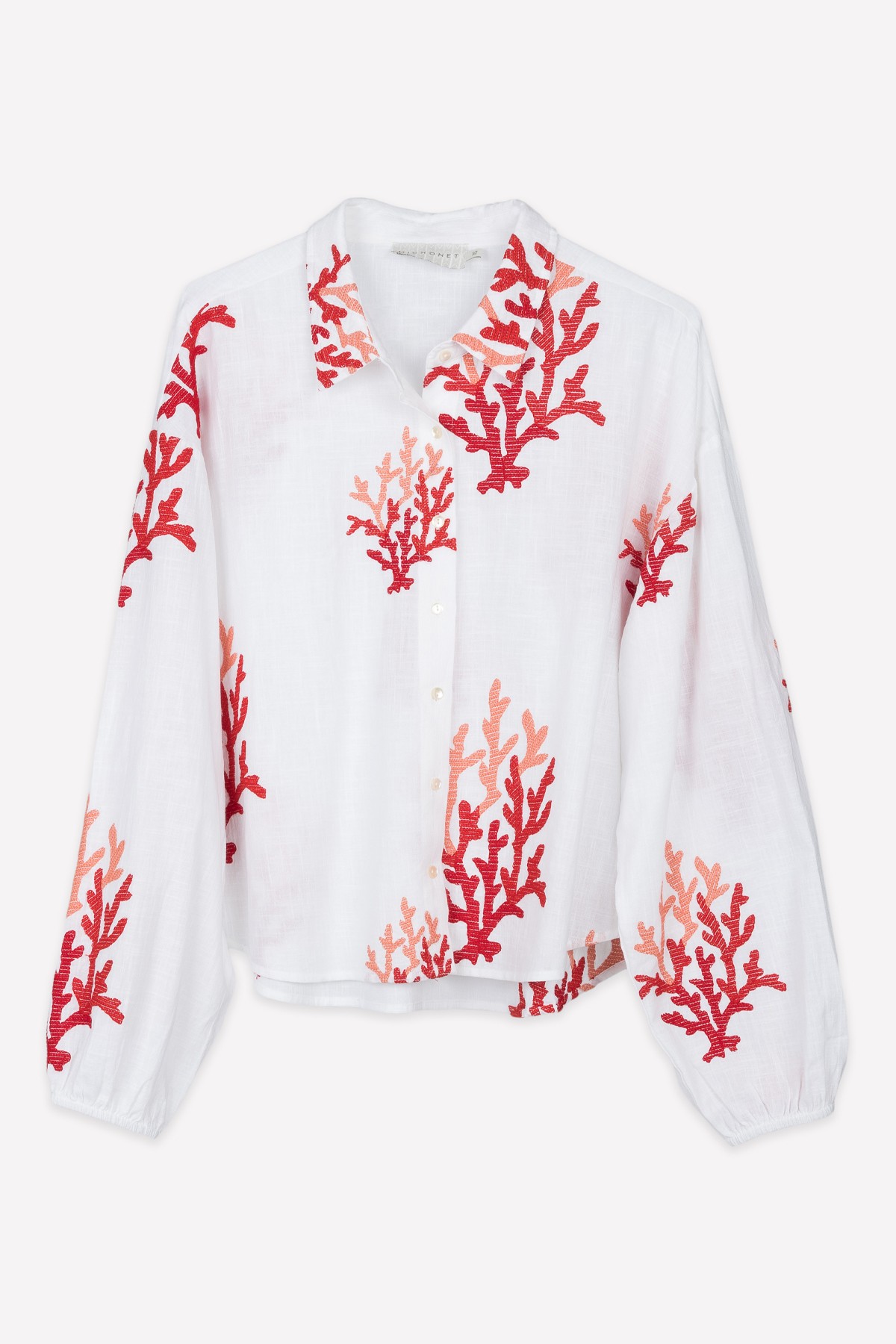 CORAL SHIRT · EMBROIDERY