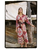 TERRACOTTA SHIRT DRESS · SILK