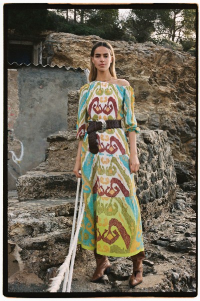 VESTIDO IKAT DELHI | SEDA| Michonet 2