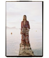 TERRACOTTA SILK TROUSERS · SILK