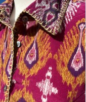 SILK BLOUSE IKAT ROSE · SILK