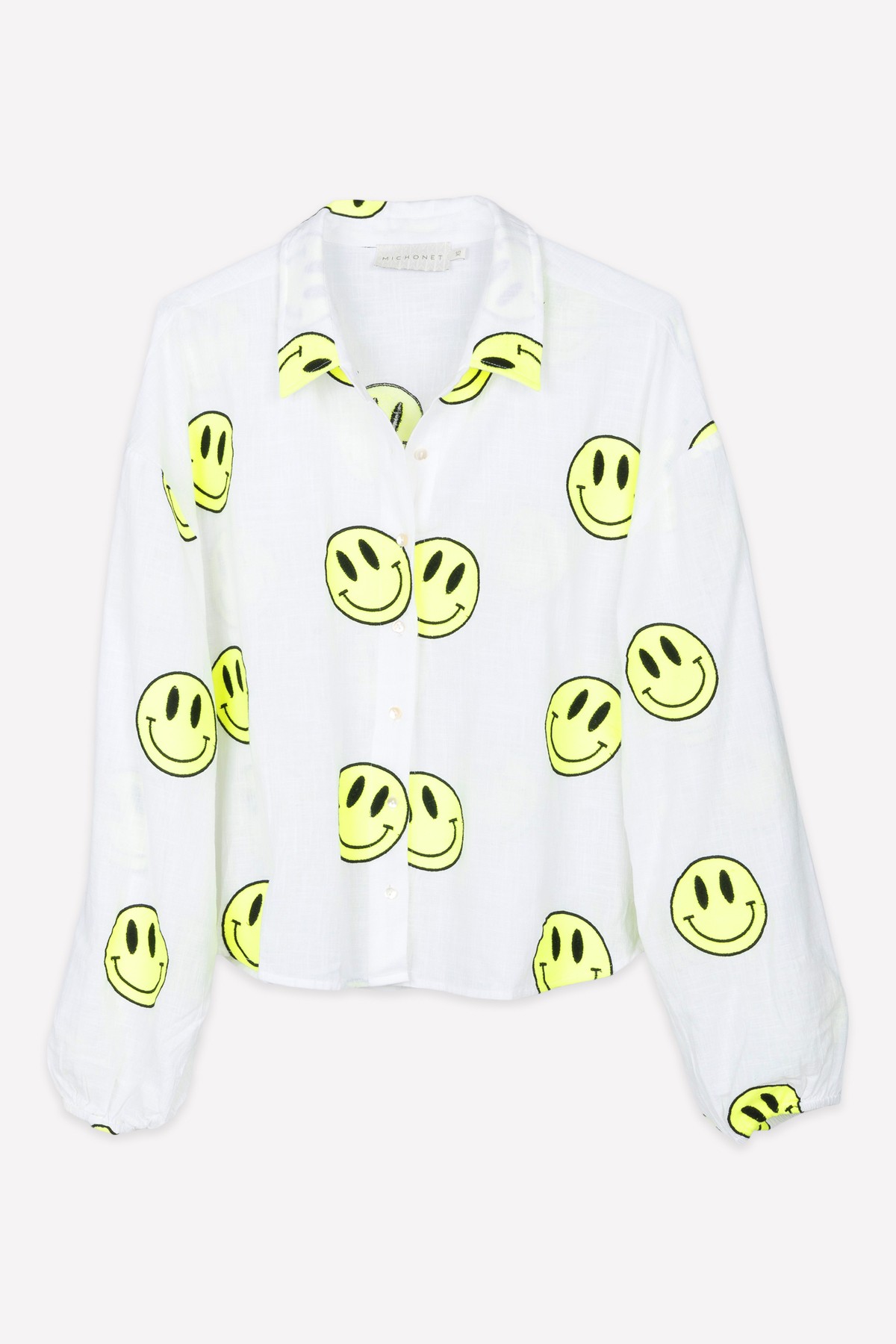 CAMISA SMILIE | BORDADO| Michonet