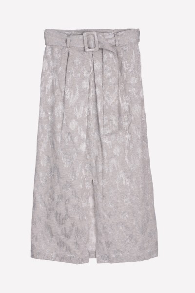 FALDA MANCHAS PLATA | BORDADO| Michonet