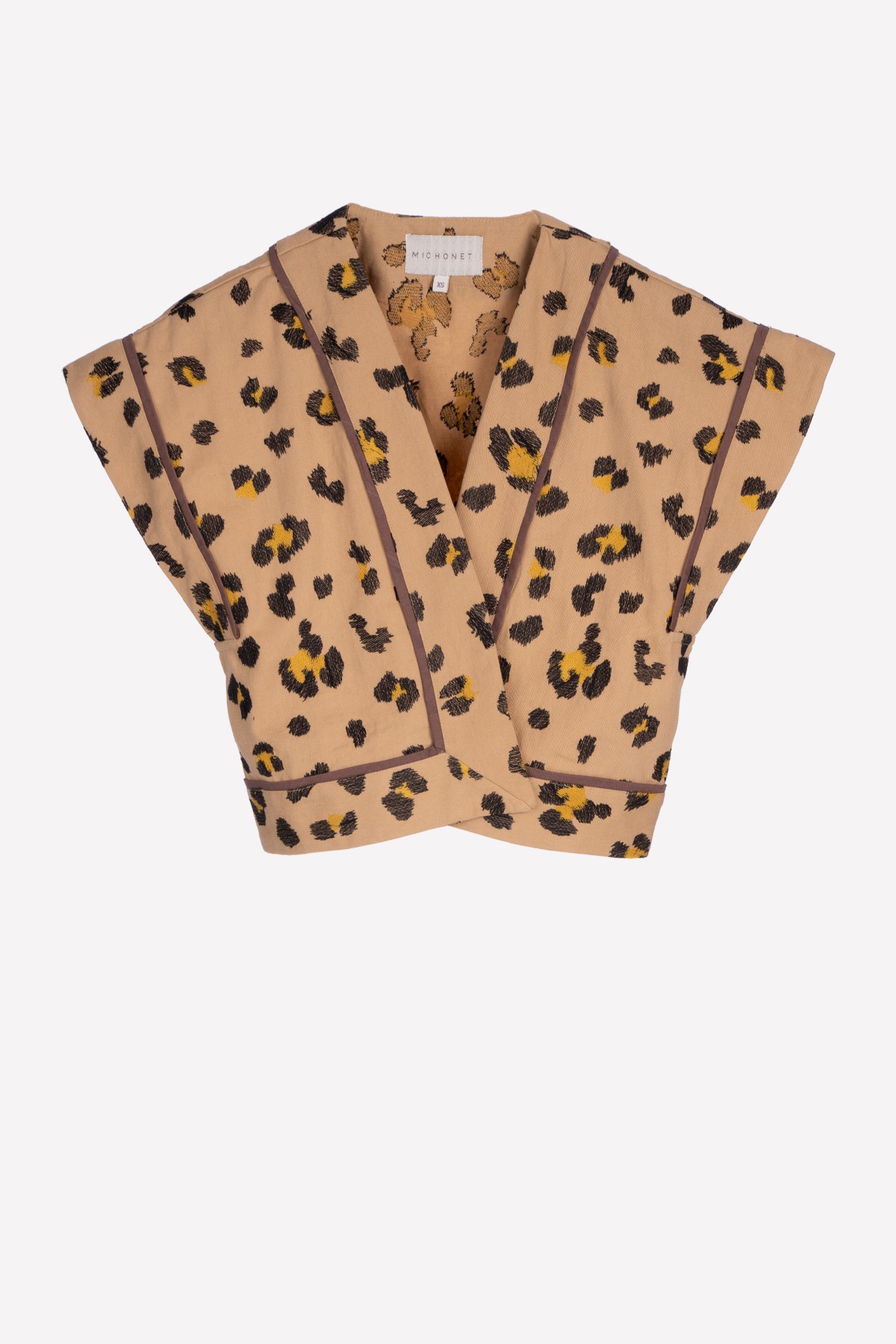 CHALECO LEOPARDO | BORDADO| Michonet