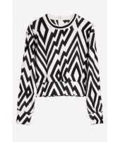 SUDADERA CHEVRON BLACK | BORDADO| Michonet