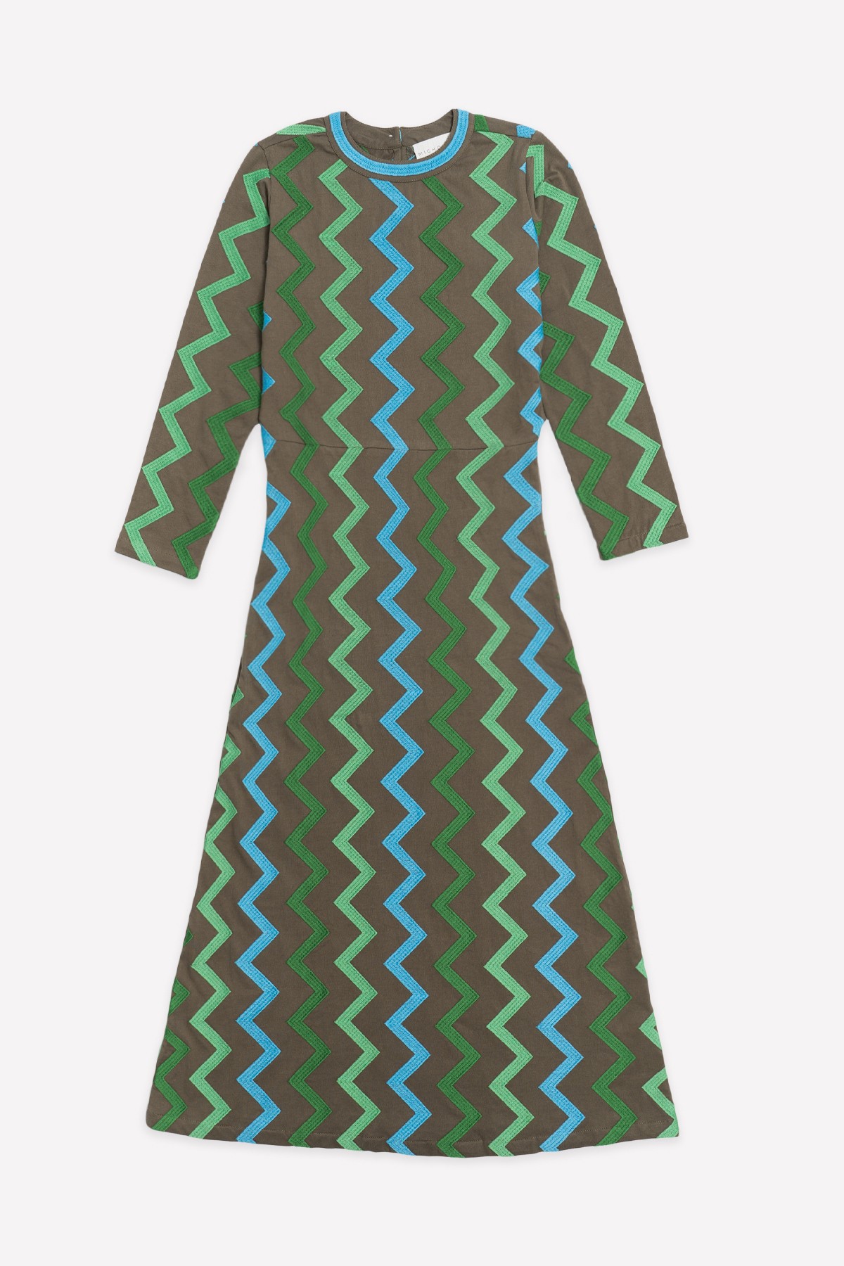 MOSS ZIGZAG DRESS