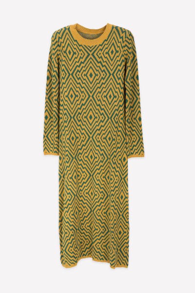 VESTIDO CHEVRON GOLDEN | PUNTO| Michonet