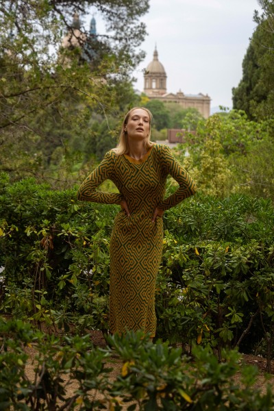 VESTIDO CHEVRON GOLDEN | PUNTO| Michonet 2