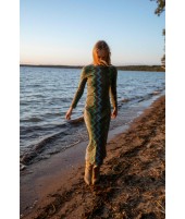 MOSS ZIGZAG DRESS