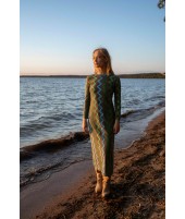 MOSS ZIGZAG DRESS