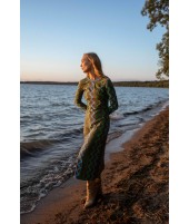 MOSS ZIGZAG DRESS