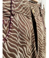 ZEBRA PANT DARK BROWN