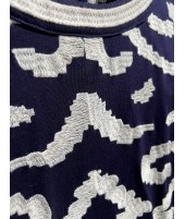 VESTIDO ÉTNICO NAVY | BORDADO| Michonet