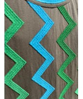 MOSS ZIGZAG DRESS