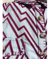 CHEVRON DENIM SHIRT