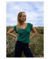 GREEN KNIT VEST