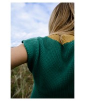 GREEN KNIT VEST