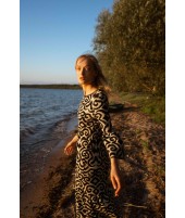 ETHNIC RUFFLE DRESS