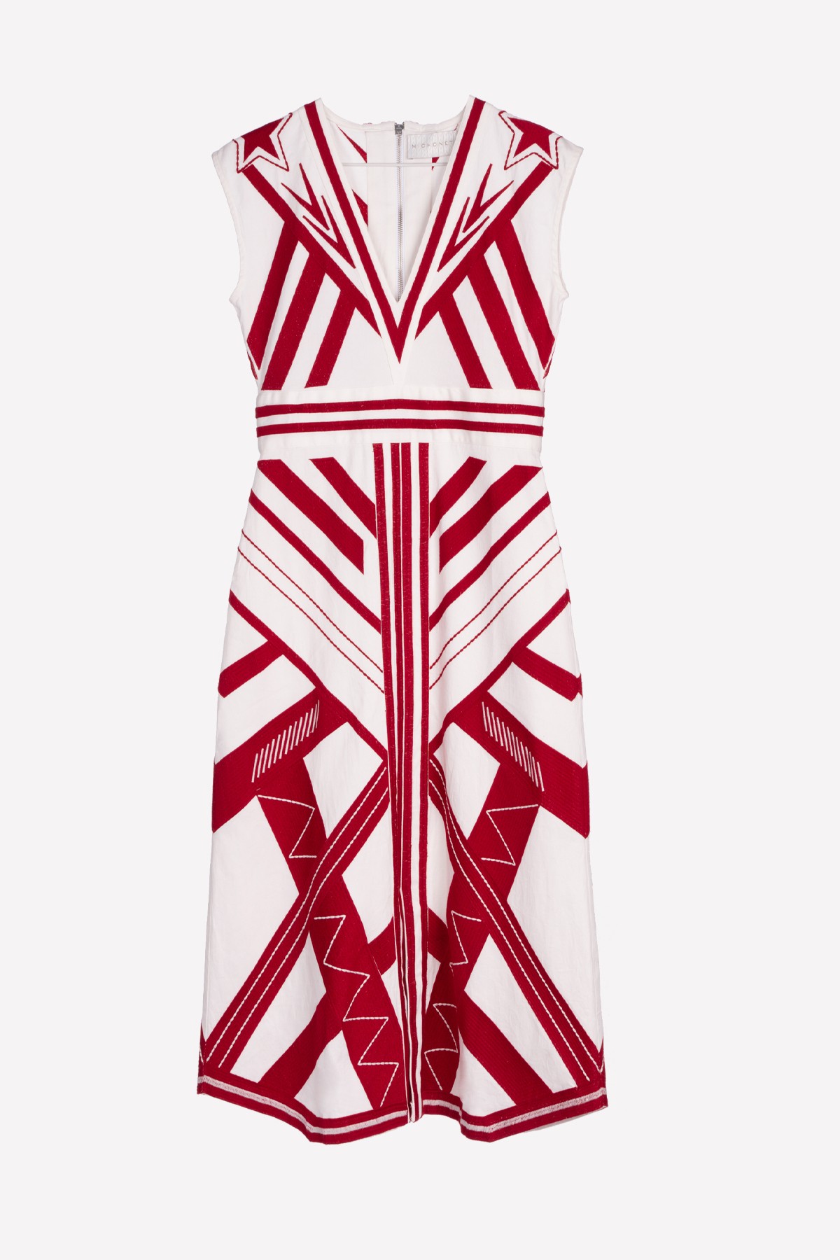 VESTIDO ESTRELLAS ROJO | BORDADO| Michonet