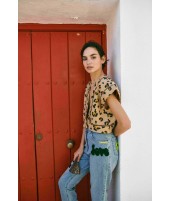 CHALECO LEOPARDO | BORDADO| Michonet