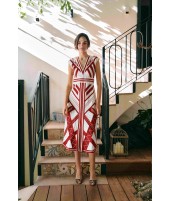 VESTIDO ESTRELLAS ROJO | BORDADO| Michonet